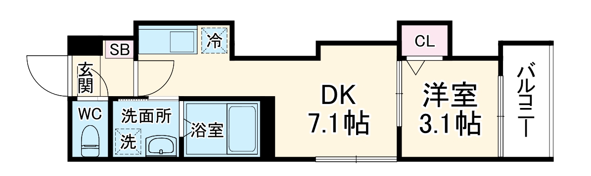 ソラーレ吹田の間取り