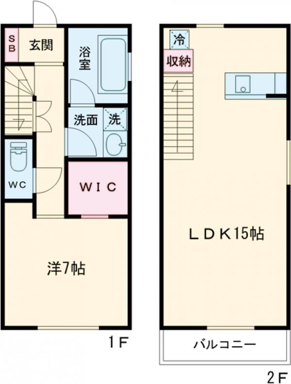 Terrace HANAの間取り