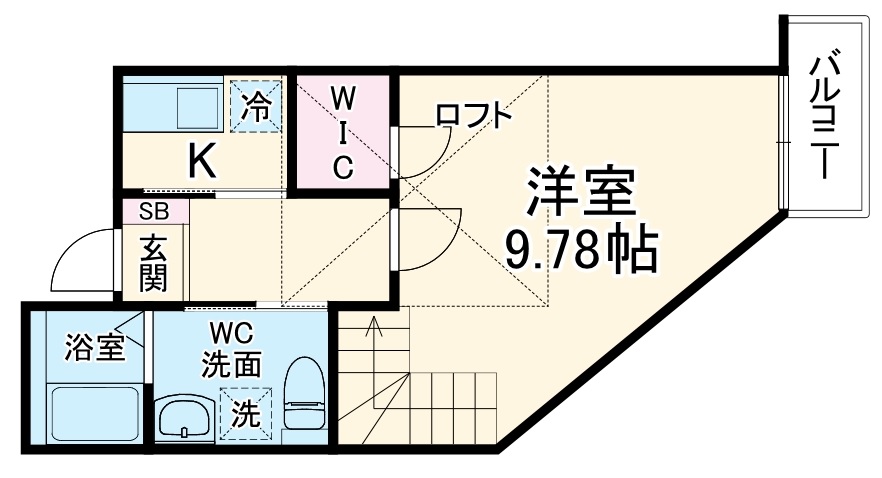 ラフィーネ保土ヶ谷の間取り