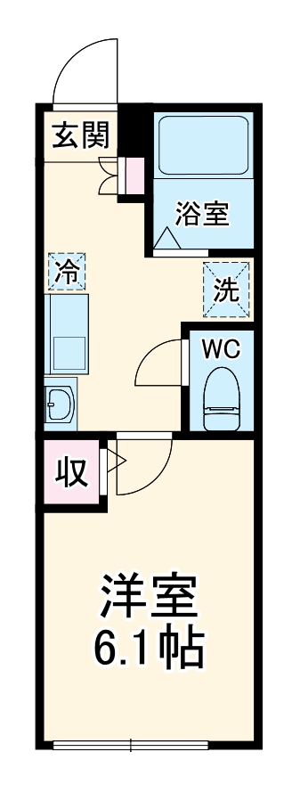 Ambition草加手代の間取り