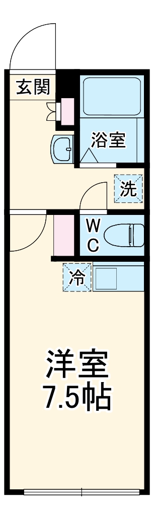 Ambition草加手代の間取り