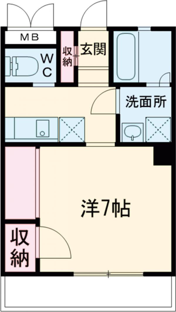 アドニス北沢の間取り