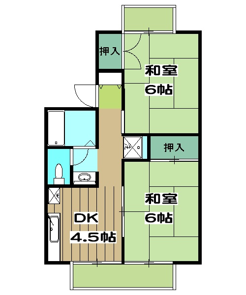 セジュールPOPOの間取り