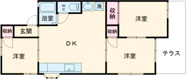 高見原ハイムの間取り