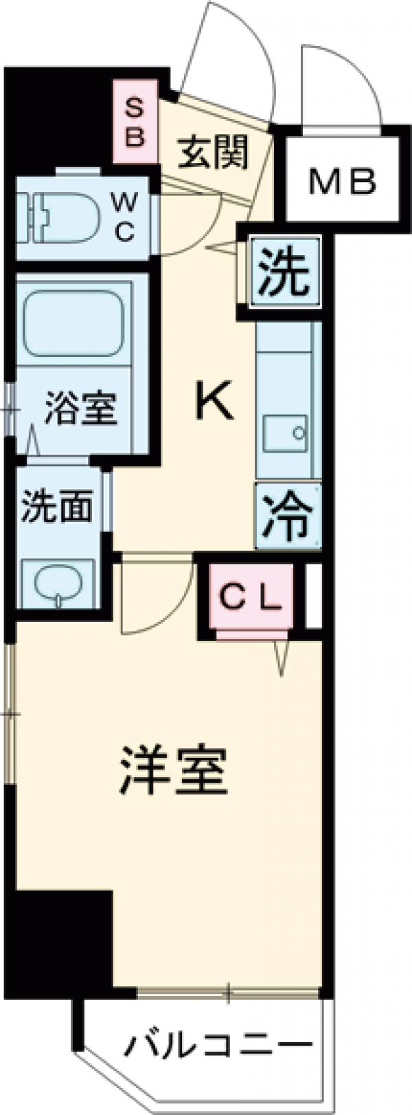 アクアシティ別府ステーションの間取り