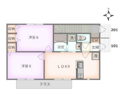 町田タウンハウスCの間取り