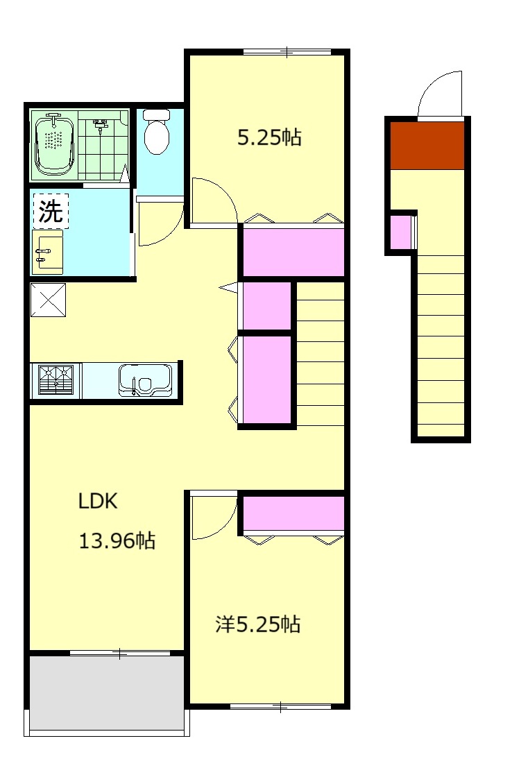 メビウステラスの間取り