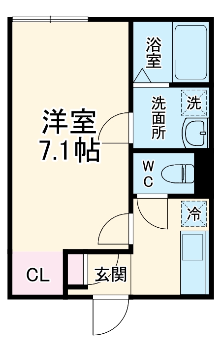 Foresight Inn南矢名の間取り