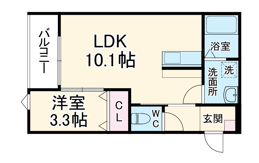 LECOCON一宮VIの間取り