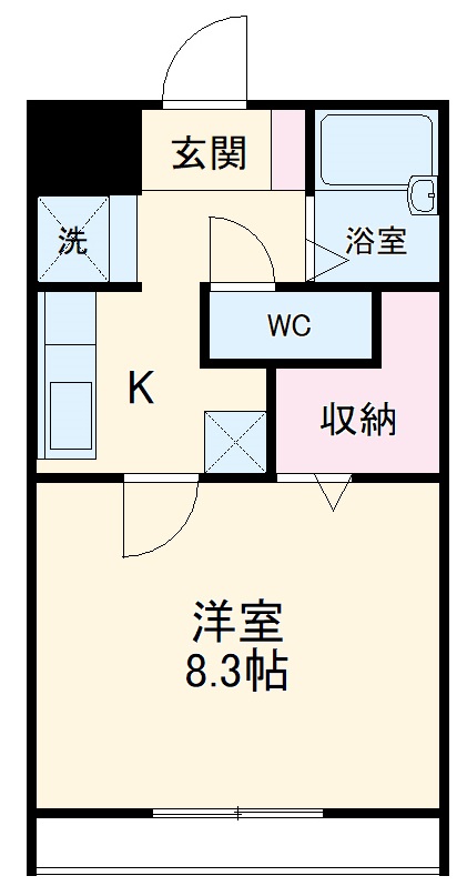 サザンクロス茅ヶ崎の間取り