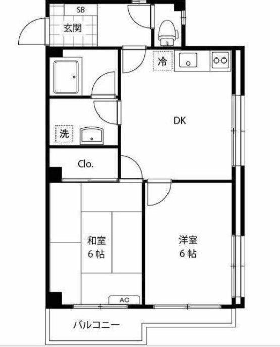 モンシャトー高円寺の間取り