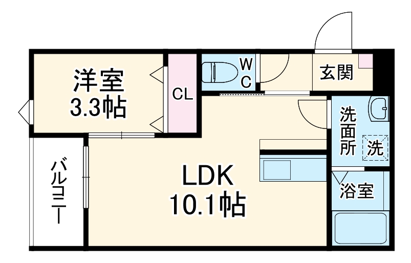 LECOCON一宮VIの間取り