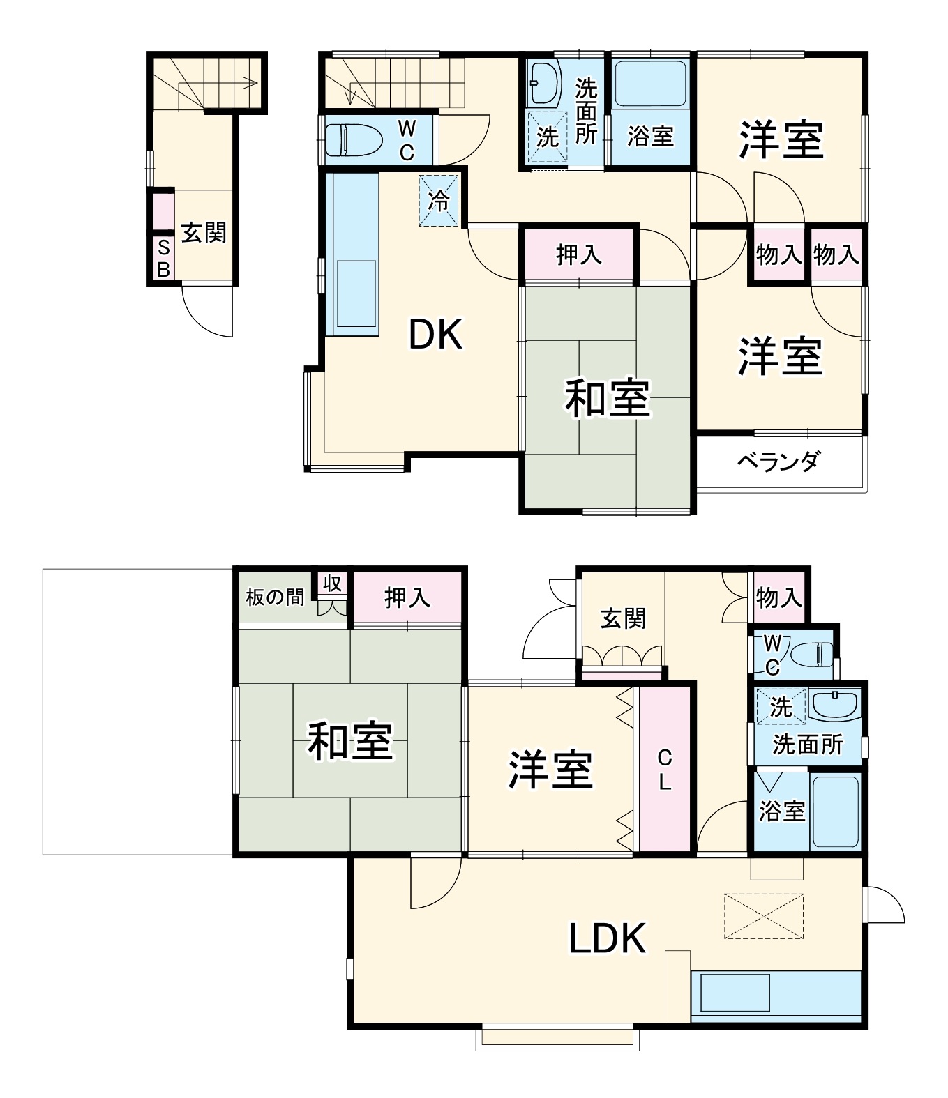 中口邸の間取り