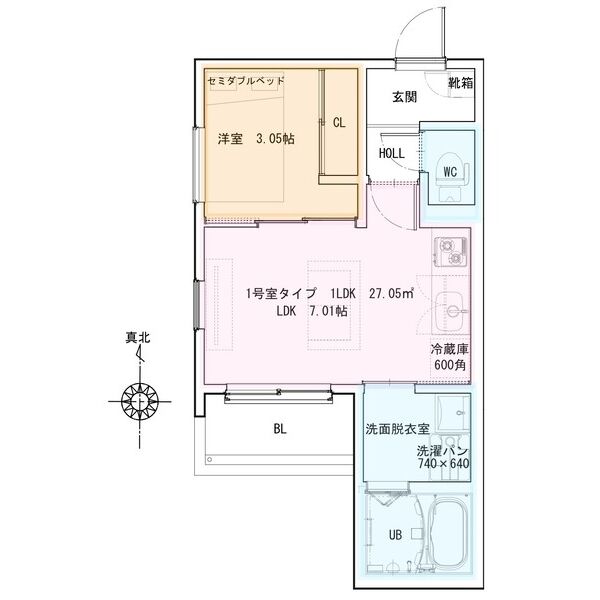 REGALEST五条大宮の間取り