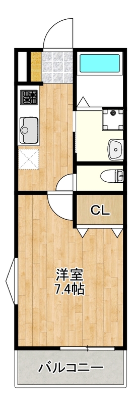 Maison Claire南柏の間取り