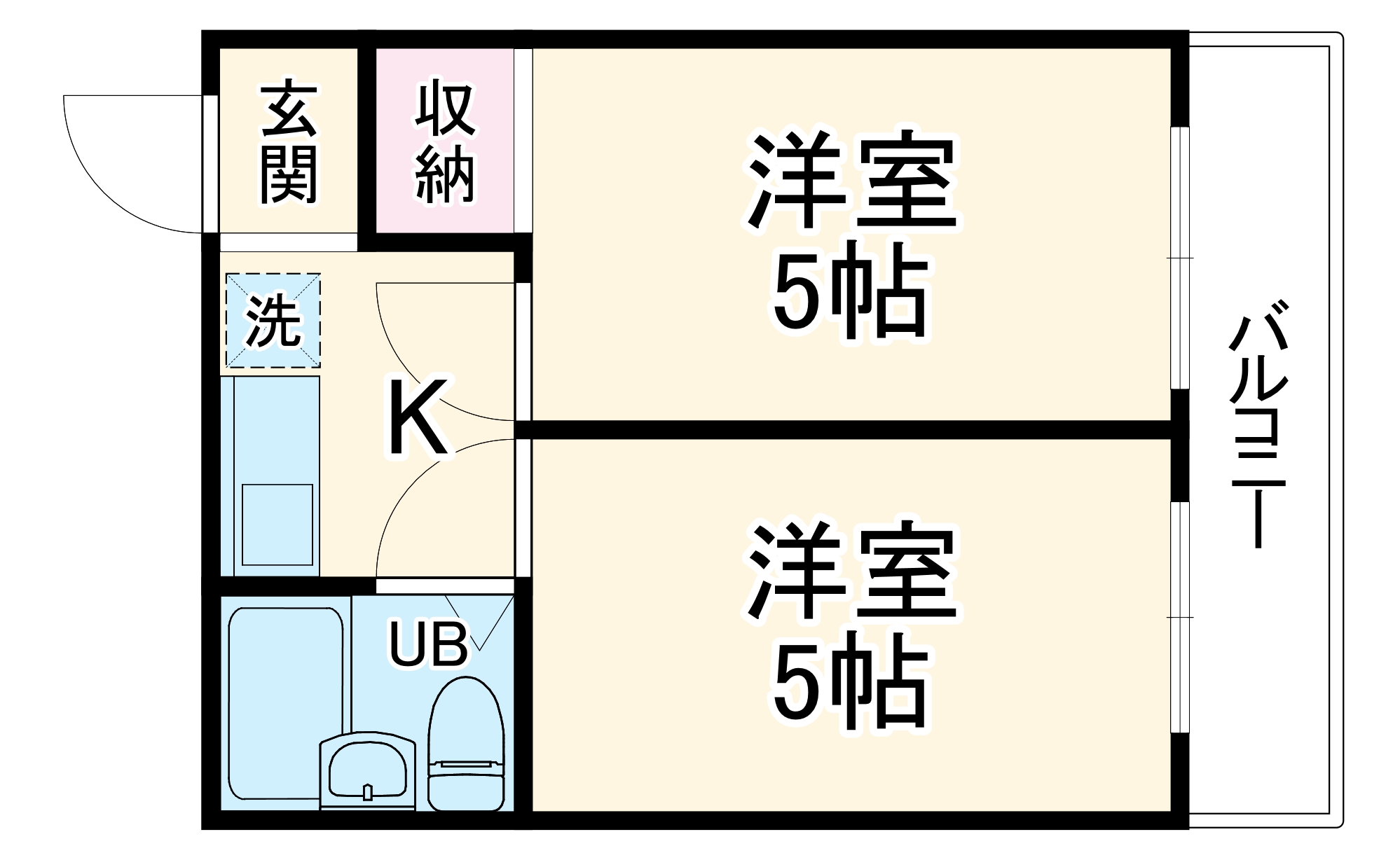 アメニティー京都二番館の間取り
