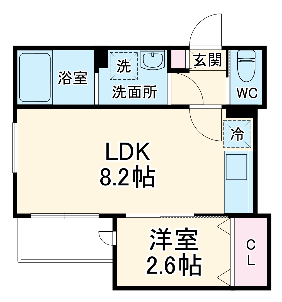 KEIAI RESIDENCE 北大宮の間取り