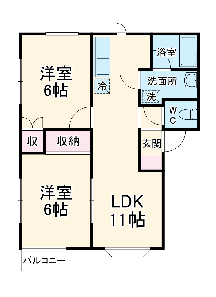 ルミエール神明の間取り