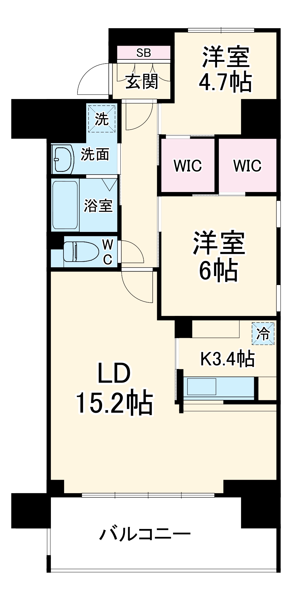 リーラ横浜川和町の間取り