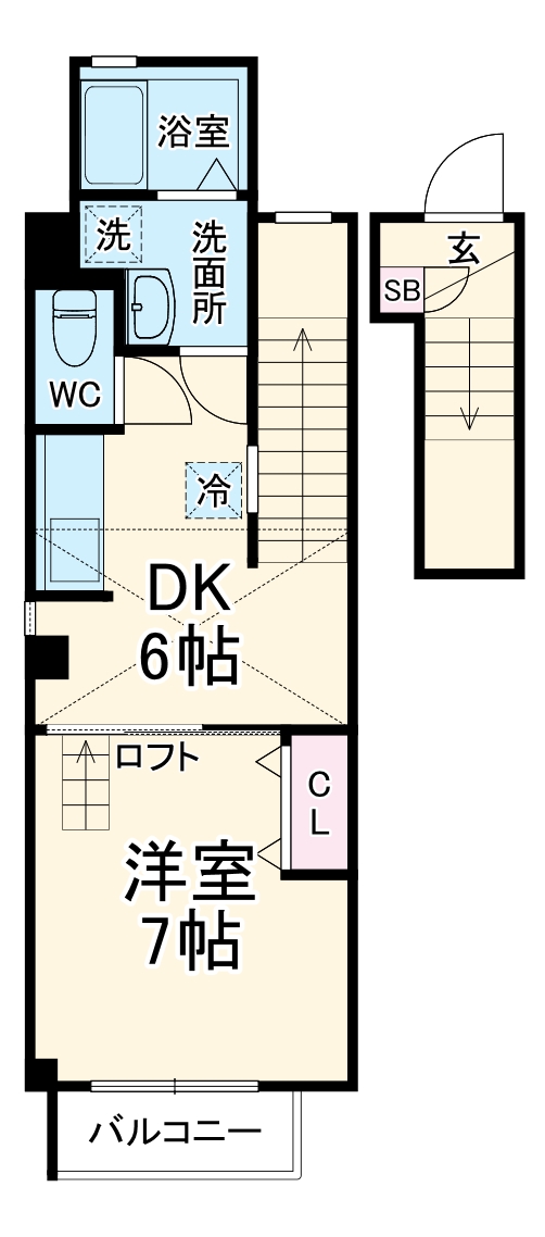 ヴァンテ・ヴェールの間取り