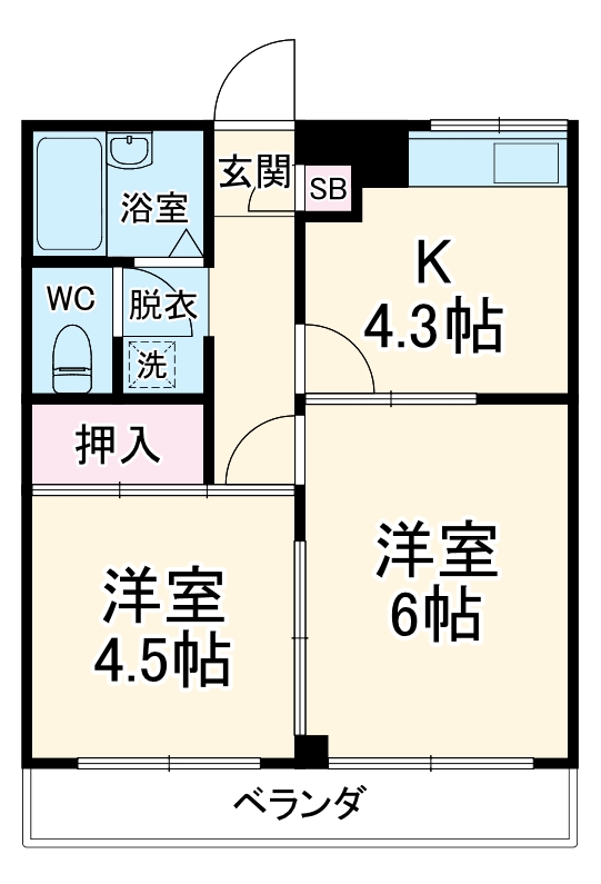 サンモール相模の間取り