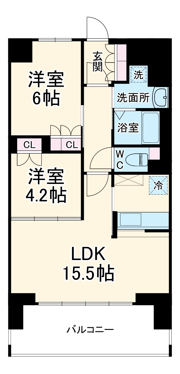 リーラ横浜川和町の間取り