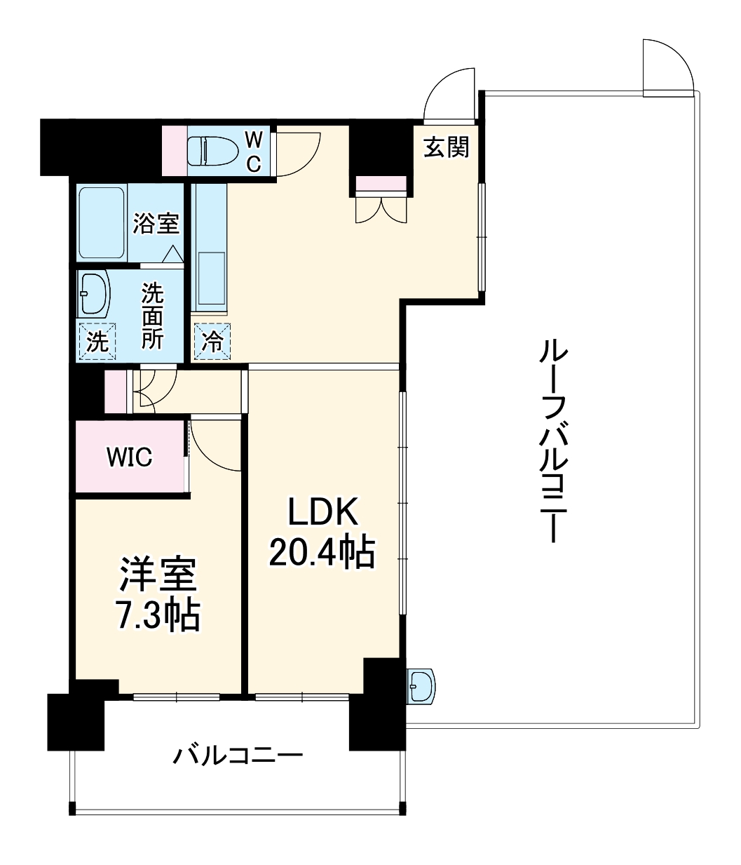 リーラ横浜川和町の間取り