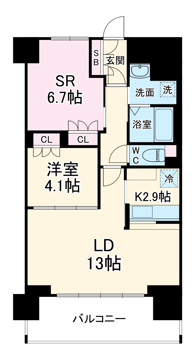 リーラ横浜川和町の間取り