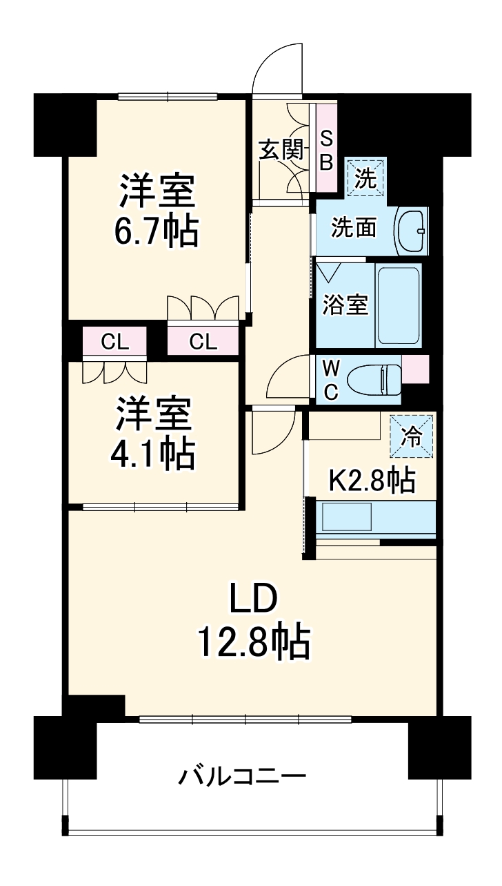 リーラ横浜川和町の間取り