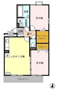 セジュール和幸 Bの間取り