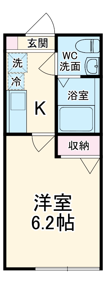 アザーレ・レーヴ淵野辺の間取り