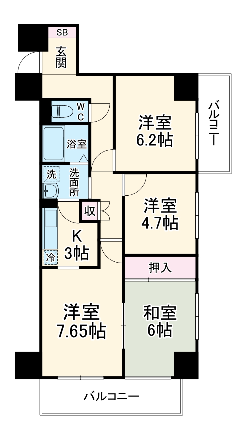 グリーンヒル弥生台の間取り