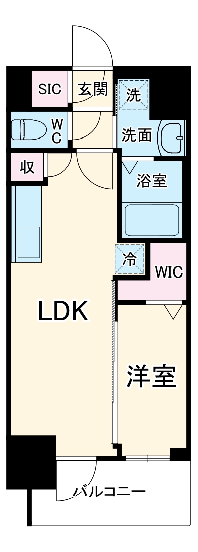 エステムコート名古屋TWIN WESTの間取り