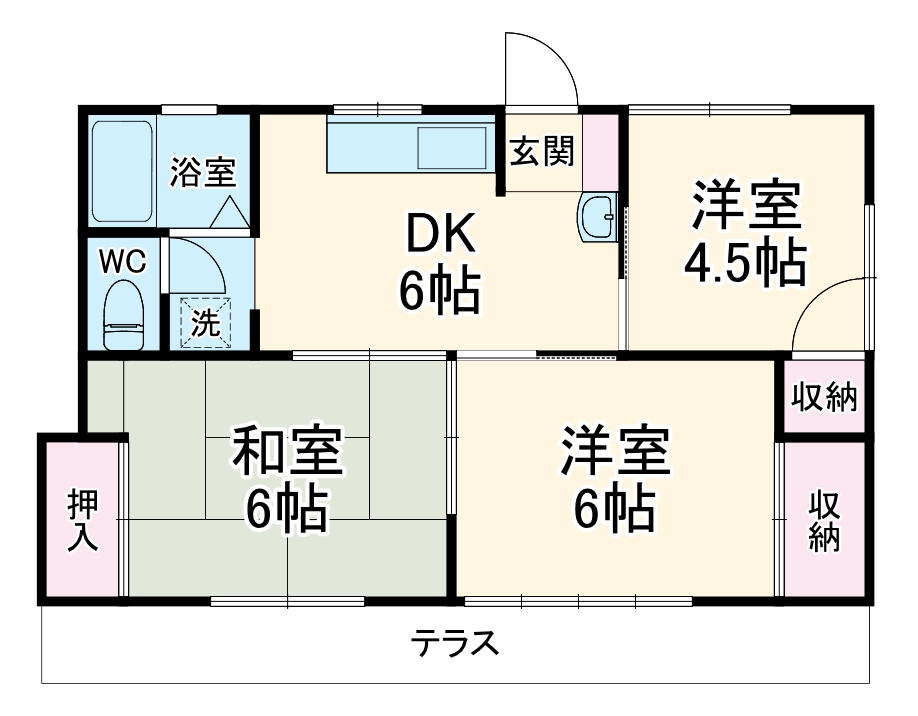 サンコーポ二俣川の間取り