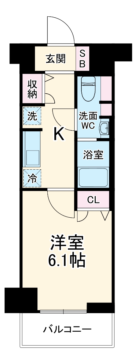 LUXENA勝田台の間取り