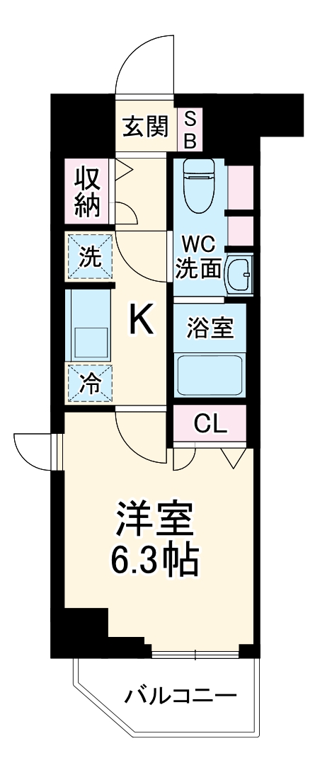 LUXENA勝田台の間取り