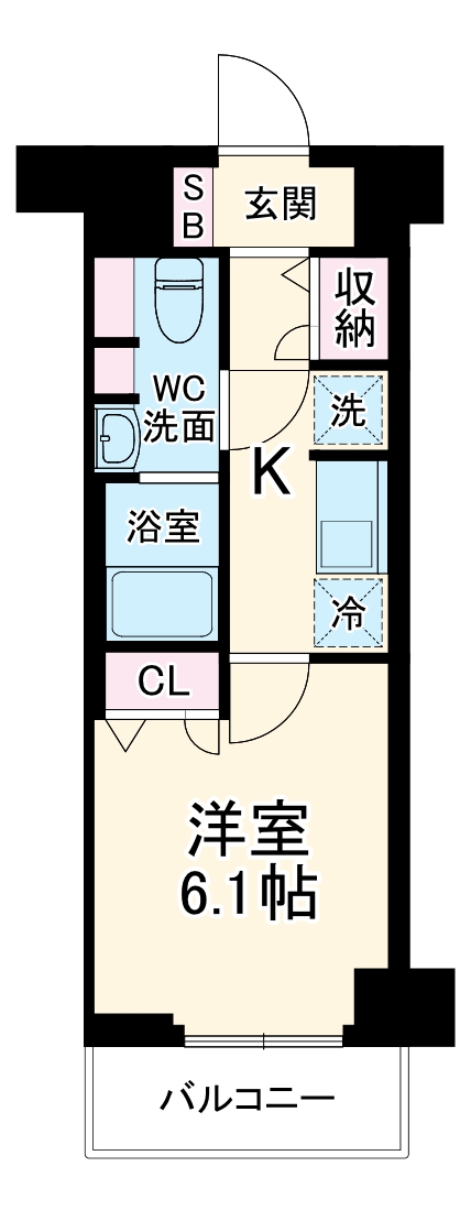 LUXENA勝田台の間取り