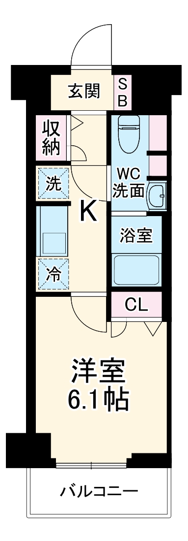 LUXENA勝田台の間取り