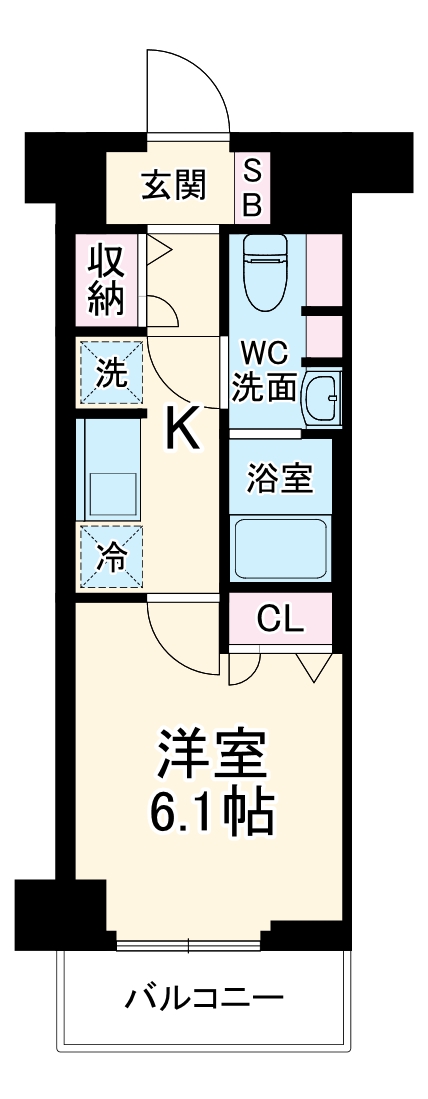 LUXENA勝田台の間取り