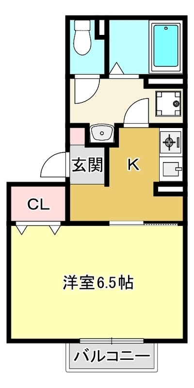 セジュール千里丘の間取り