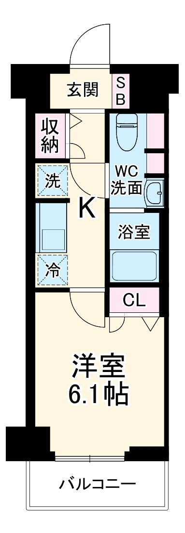 LUXENA勝田台の間取り