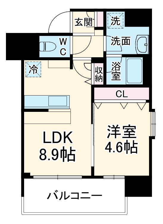 ルフォンプログレ南森町の間取り