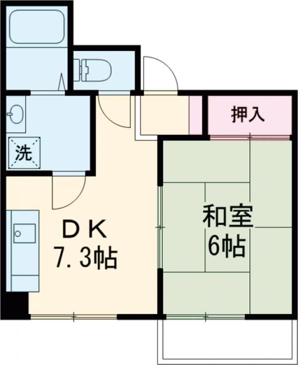 レジデンスこうだの間取り