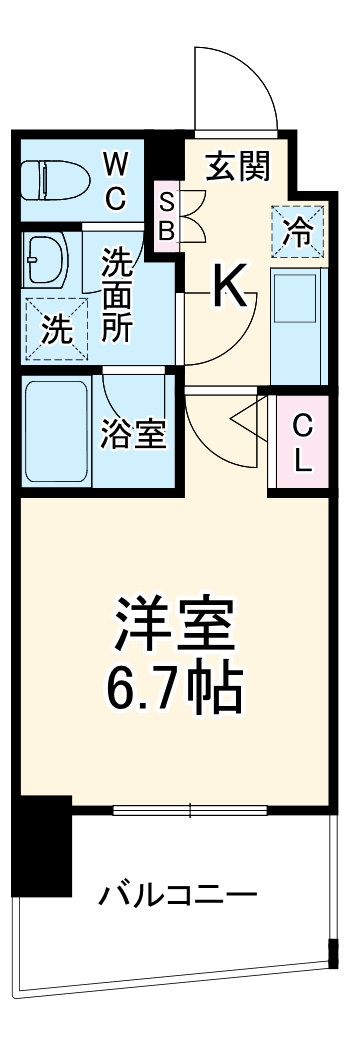 ＫＤＸレジデンス大山・0910号室の間取り