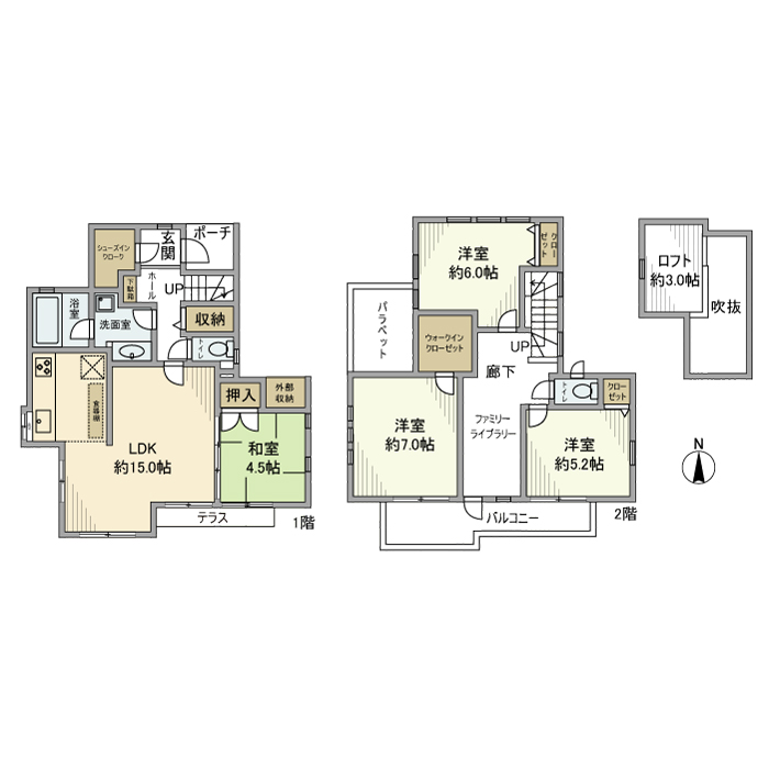 南瀬谷戸建の間取り