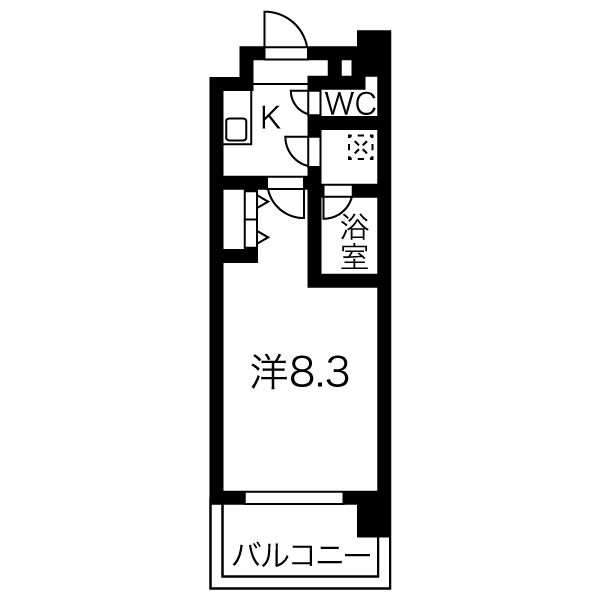 スプランディッド新大阪IIIの間取り