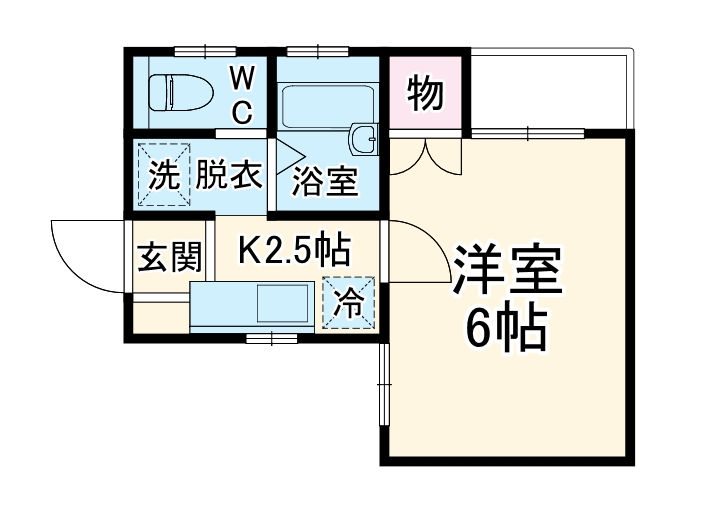 アルカス千本通の間取り