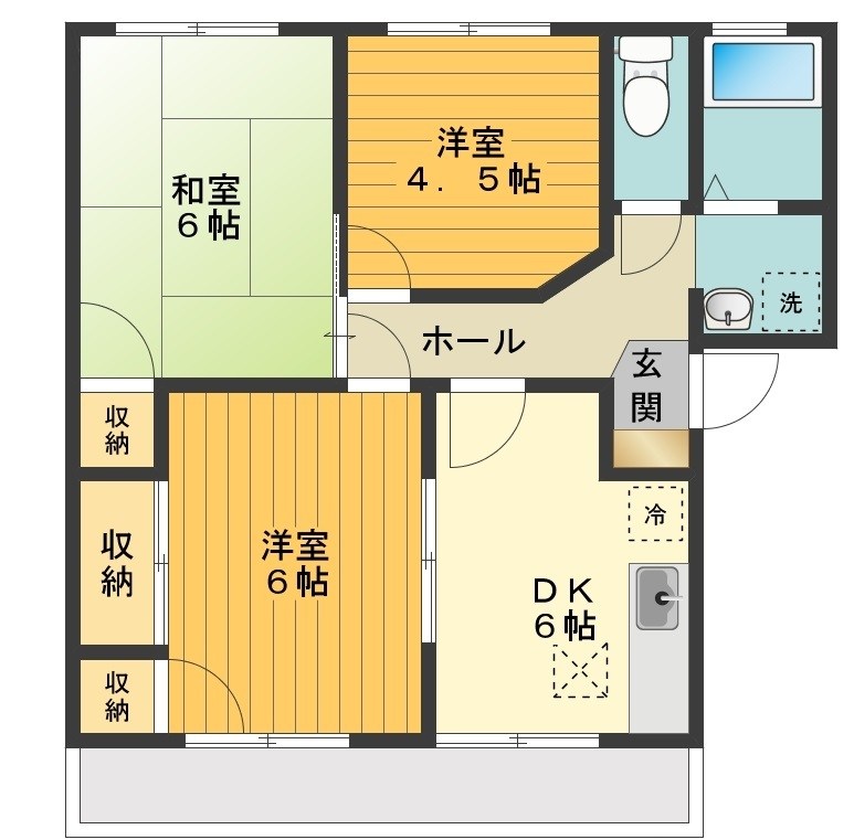 ヴィラ・クレールの間取り