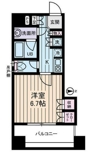 西川ビルの間取り