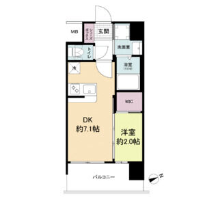セレニテ難波ミラク壱番館の間取り
